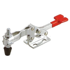 TOGGLE CLAMP HORIZONTAL FLANGED BASE FLAT HANDLE 250KG CAP